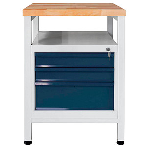 4050049429382 - Werkbank lichtgrau anthrazitgrau 3 Schubladen 600 x 600 x 840 cm 4050049429382 ADB 4050049429382 - Werkbank lichtgrau anthrazitgrau 3 Schubladen 600 x 600 x 840 cm 4050049429382 ADB