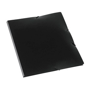 4052301205062 - Eckspannmappe 9038-00766 A4 schwarz Polypropylen (PP) mit 3 Einschlagklappen 4052301205062 10 Stück