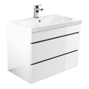 Waschtischunterschrank weiß/weiß