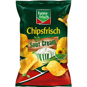 funny-frisch Chipsfrisch Sour Cream 150g