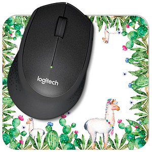 RNK-Verlag Mousepad-Notizblock weiß/grün Papier 24,0 x 22,0 cm, 30 Blatt