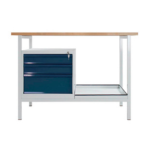 4050049429214 - Werkbank Eko lichtgrau anthrazitgrau 3 Schubladen 1205 x 600 x 825 cm 4050049429214 ADB 4050049429214 - Werkbank Eko lichtgrau anthrazitgrau 3 Schubladen 1205 x 600 x 825 cm 4050049429214 ADB