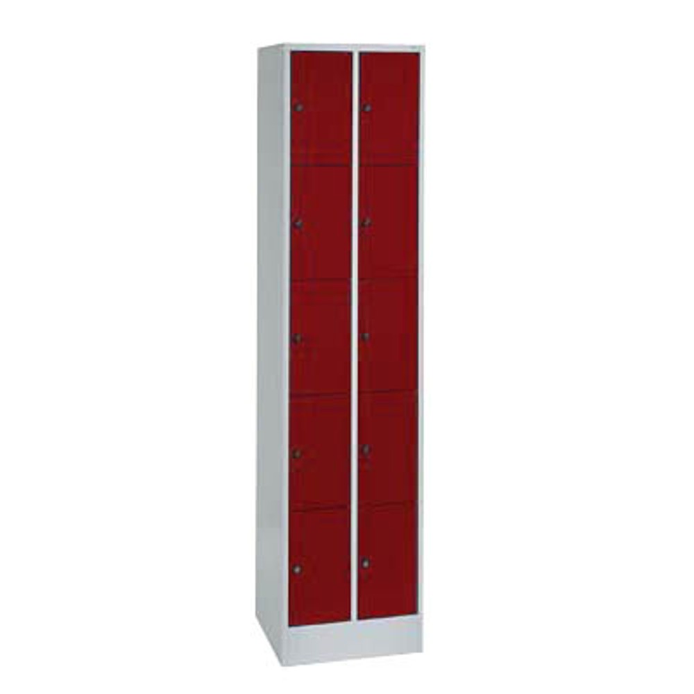 LÜLLMANN Schließfachschrank lichtgrau 526100, 10 Schließfächer 40,0 x LÜLLMANN Schließfachschrank lichtgrau 526100, 10 Schließfächer 40,0 x