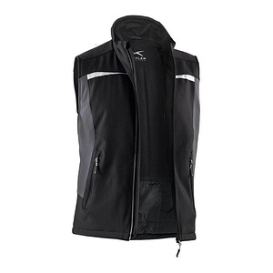 KÜBLER unisex Arbeitsweste 7041 schwarz Größe L