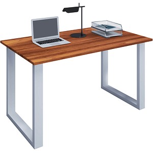 Lona Schreibtisch nussbaum rechteckig