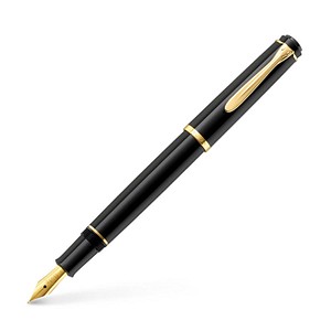 Pelikan Classic P200 Patronenfüller schwarz/gold F (fein)