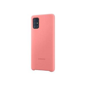 Silicone Cover Handy-Cover für SAMSUNG Galaxy A71 pink