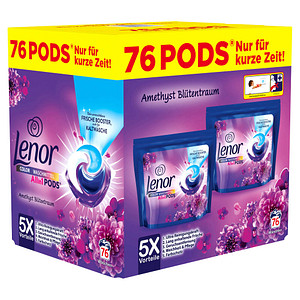Lenor Amethyst Blütentraum Allin1 PODS Waschmittel 76 St.