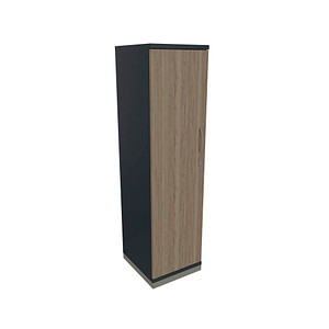 4260429764914 - fm Aktenschrank Sidney 4260429764914 lavagrau eiche 3 Fachböden 400 x 442 x 1517 cm