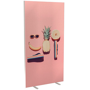PAPERFLOW Trennwand easyScreen Tropical, 61323 bunt 94,0 x 173,4 cm, 1 St.
