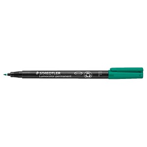 4007817332375 - Folienstift F grün 06 mm permanent 4007817332375 Staedtler (Lumocolor) 10 Stück