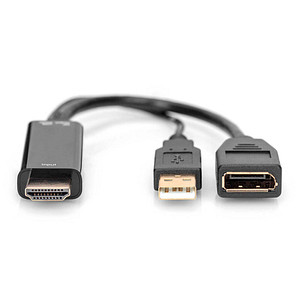 DIGITUS AK-330101-002-S  DisplayPort 1.2/HDMI Adapter