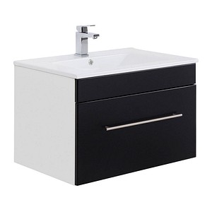 Waschtischunterschrank VIVA schwarz/weiß
