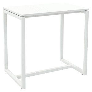 easyDesk Stehtisch weiß rechteckig