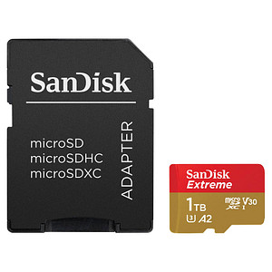 SanDisk Speicherkarte microSDXC-Card Extrem 1 TB