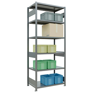 4004514283610 - Schulte Lagertechnik Fachbodenregal-Stecksystem MULTIplus 250 Grundregal Längenriegel 2500x1000x600 mm 6 Böden verzinkt 4004514283610 - Schulte Lagertechnik Fachbodenregal-Stecksystem MULTIplus 250 Grundregal Längenriegel 2500x1000x600 mm 6 Böden verzinkt