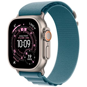 0195950608922 - Apple Watch Ultra 3 GPS + Cellular 49mm Natur Titanium Case mit Hellblau Alpine Loop Small