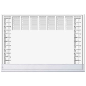 4004360767173 - Schreibunterlage Protect H6366 weiß grau Protect 595x41cm (BxH) 4004360767173 40 Blatt