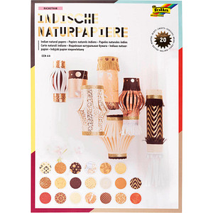 folia Motivblock Colours of India Rajasthan farbsortiert 20 Blatt