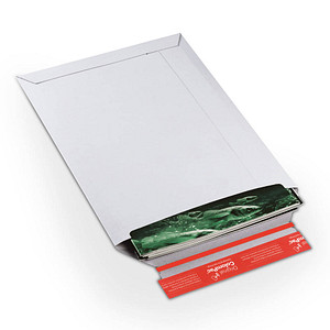 20 ColomPac® Kartonversandtaschen weiß für DIN A4+