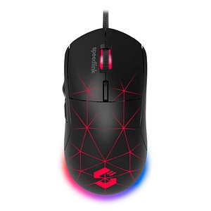 speedlink CORAX Gaming Maus kabelgebunden pink, schwarz