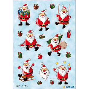 54 HERMA Aufkleber 3421 Weihnachtsmann