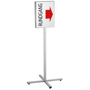 DURABLE Infoständer INFO STAND OUTDOOR silber DIN A3, 1 St.