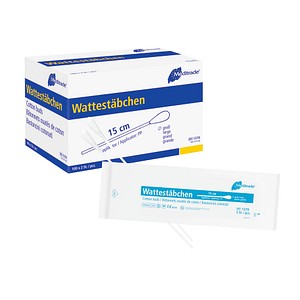 Meditrade® Wattestäbchen weiß, 200 St.