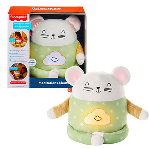 0194735067626 - Fisher-Price Meditations Maus Einschlafhilfe Nachtlicht Musik Entspannung Plüsch