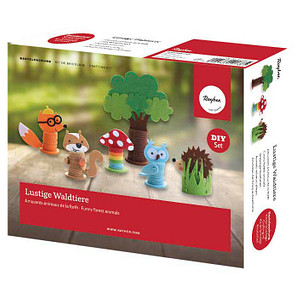 4006166490385 - Bastelset Lustige Waldtiere mehrfarbig 4006166490385 - Bastelset Lustige Waldtiere mehrfarbig