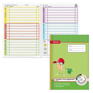 4028279892528 - Hausaufgabenhefte A4 89252 Kompass 1 Klasse Hausaufgaben   Schreiblern-Lineatur A4 90g grün 48 Blatt   96 Seiten 402827989