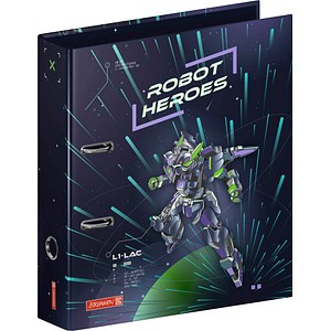 4061947134025 - ROBOT HEROES Ordner dunkelblau mint Kunststoff 70 cm DIN A4