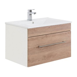 Waschtischunterschrank VIVA eiche/weiß