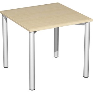 4038933066028 - Schreibtisch 4-Flex Ahorn Buche Dunkelgrau Lichtgrau Nussbaum Weiss 80 cm Büroschreibtische von Büromöbel Experte 4038933066028 - Schreibtisch 4-Flex Ahorn Buche Dunkelgrau Lichtgrau Nussbaum Weiss 80 cm Büroschreibtische von Büromöbel Experte