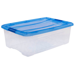 8716382166570 - Aufbewahrungsbox Clear NTB 6294 außen 395x575x205cm Polypropylen transparent blau 8716382166570 IRIS Ohyama