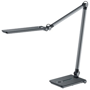 Hansa Wave LED Schreibtischlampe grau 8,5 W Tischleuchte