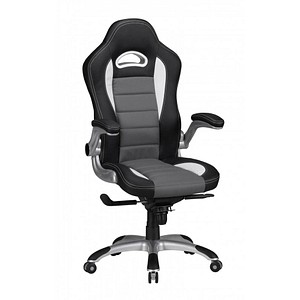 AMSTYLE Gaming Stuhl, SPM1.237 Stoff schwarz