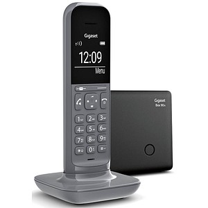 Gigaset CL390A Schnurloses Telefon mit Anrufbeantworter dark grey