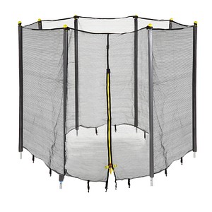 Trampolin-Sicherheitsnetz schwarz 366,0 cm