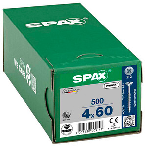 SPAX® Universalschrauben Z2 Senkkopf WIROX 60mm  x 4 mm, 500 St.