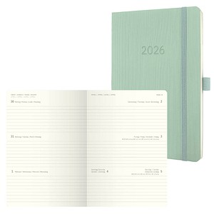 4004360772184 - 3 x Wochenkalender Conceptum ca A5 Softcover mint green 2026