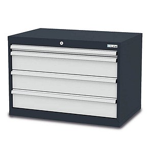 4057211001537 - C-Line Schubladenschrank anthrazit 4 Schubladen 900 x 575 x 620 cm