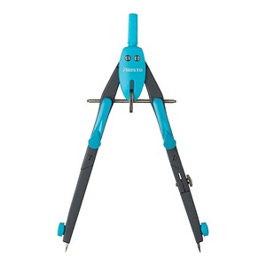 ARISTO Schnellverstellzirkel - Präzisionswerkzeug für Kreise bis 34 cm - Neonblau - Zinkdruckguss