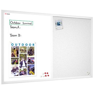 5902622418285 - Kombitafeln TMK64W Kork Whiteboard Holz 5902622418285 ALLboards