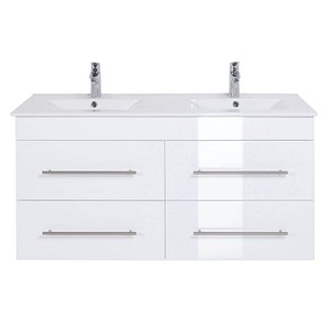 Waschtischunterschrank HOMELINE weiß