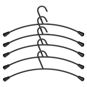4002390075091 - Kleiderbügel Metall 9452090 schwarz 4002390075091 9452090 5 Stück