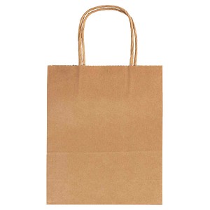 Folia Geschenktasche 21810 M, allgemein, mit gedrehtem Papiertragegriff, kein Motiv, 18cm x 21cm 4001868021813 Folia 20 Stück