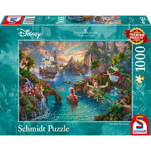 Schmidt Disney Thomas Kinkade Peter Pan Puzzle, 1000 Teile
