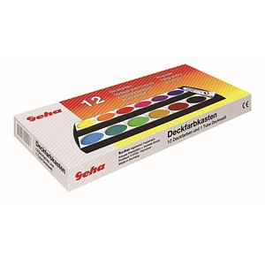 4012700710574 - Wasserfarbkasten Deckfarbkasten F250 12 12 Farben