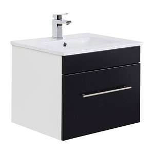 Waschtischunterschrank VIVA schwarz/weiß